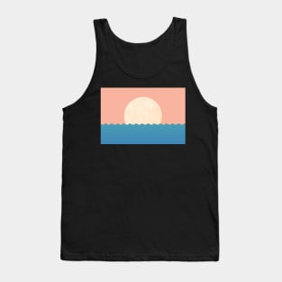 Sunset Pink Sky - Horizon Tank Top